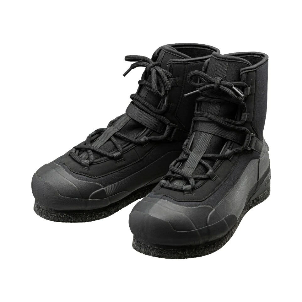 シマノ (Shimano) FS-010V 黒いこと 28.0珊 ロックショア 情の籠もったブーツ カットラバーピンフェルト