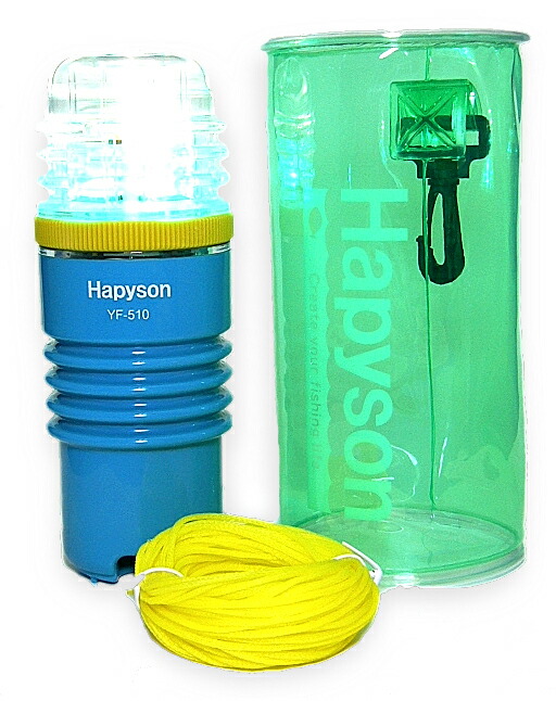Hapyson YF-500 LED集魚灯　30mロープ付き　美品✨ Amazon.co.jp: ハピソン LED水中集魚灯 夜釣り YF-500