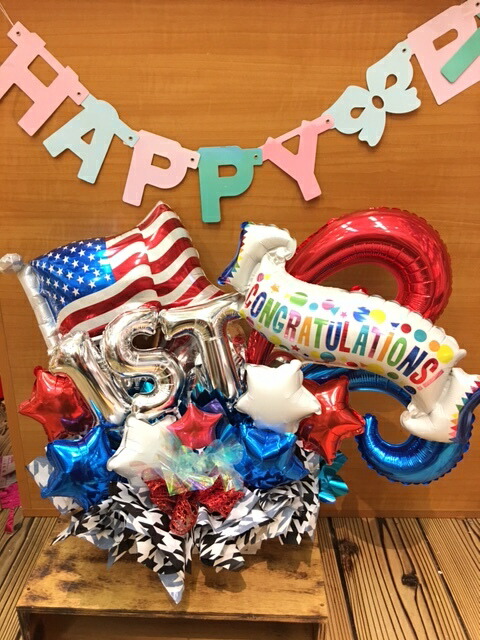 楽天市場 アメリカンポップバルーンアレンジ アニバーサリーギフトショップ