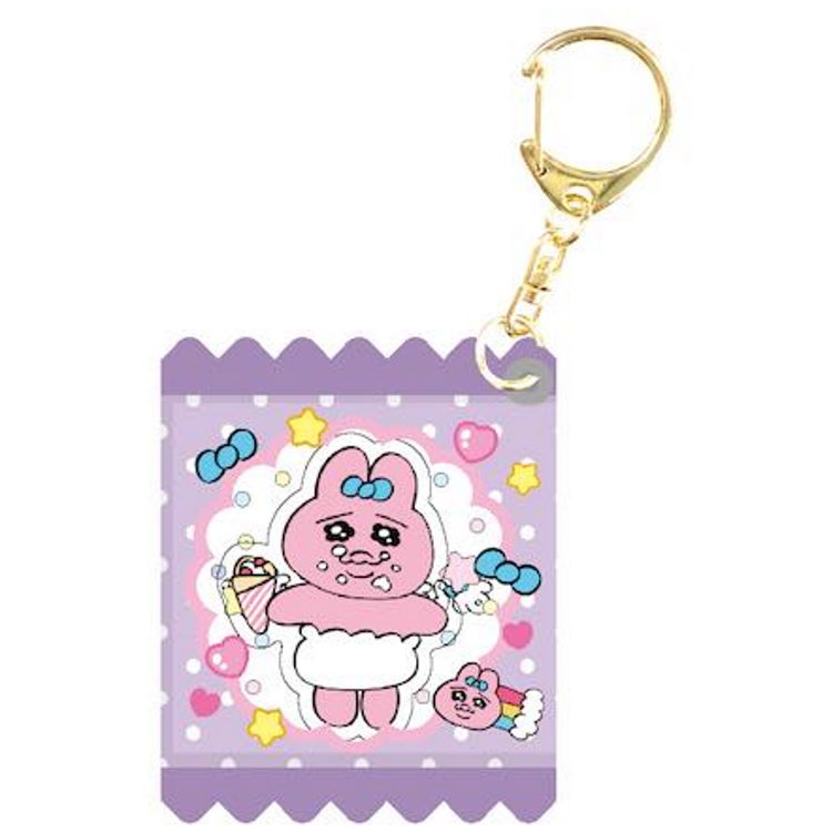 楽天市場】おぱんちゅうさぎ サガラ刺繍キーホルダー バックチャーム