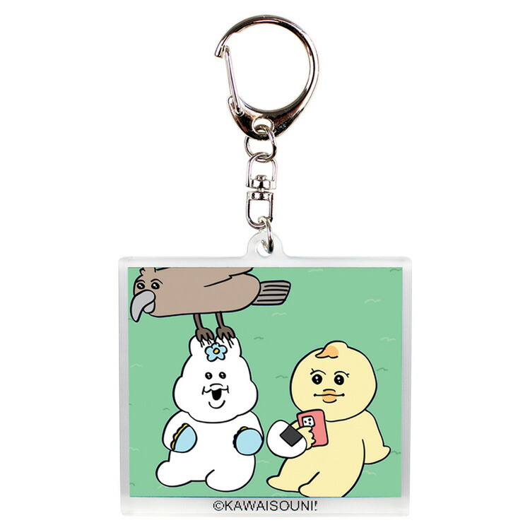 楽天市場】んぽちゃむ チェンジングアクリルキーホルダー 鳥
