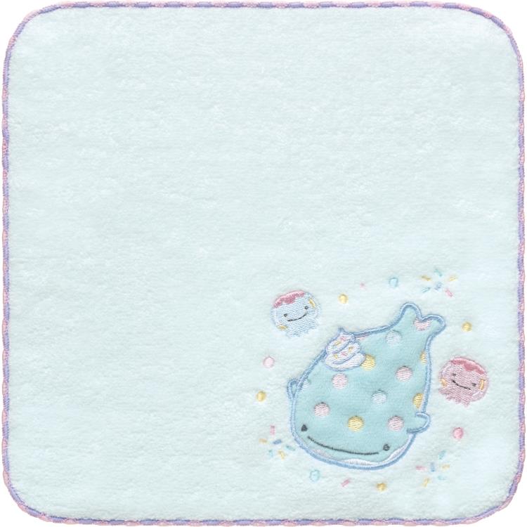 楽天市場】【少年アシベ】ガーゼハンカチ【ゴマちゃんボーダーブルー