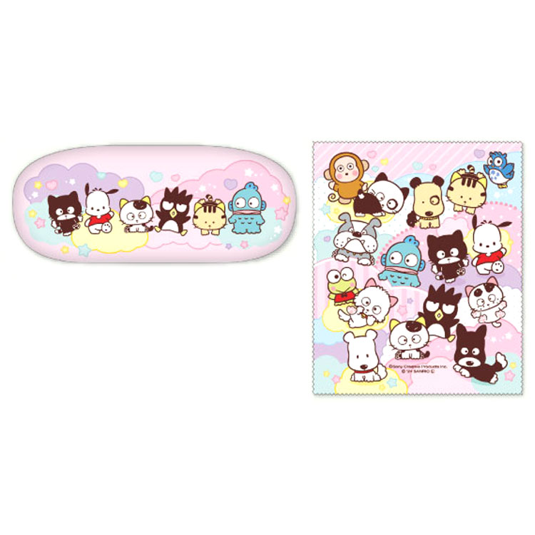 タマ&フレンズ×サンリオキャラクターズ メガネケース ピンク 227978画像