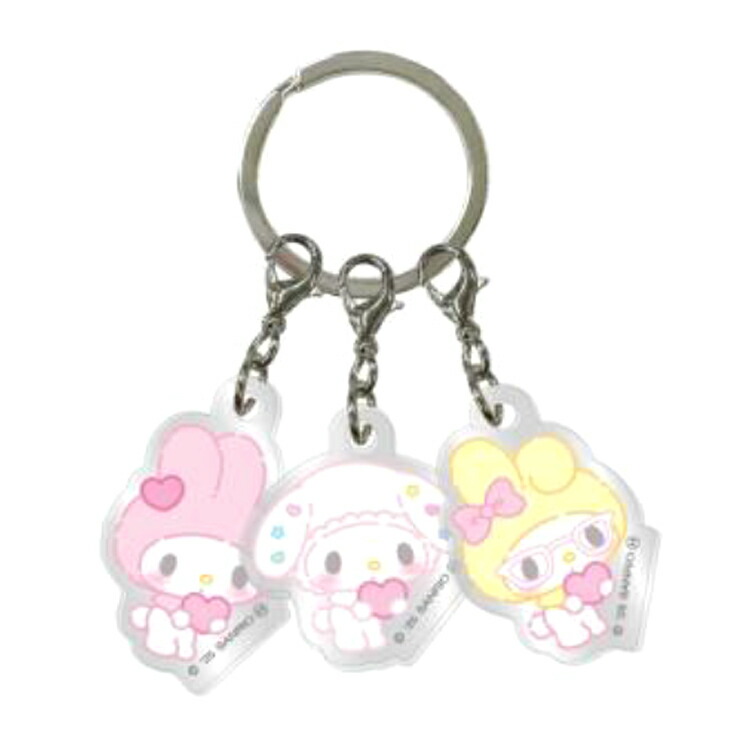 My Melody トレーディングアクリルチャーム 全9種 楽天市場】マイメロディ キーホルダー トレーディング繋がる