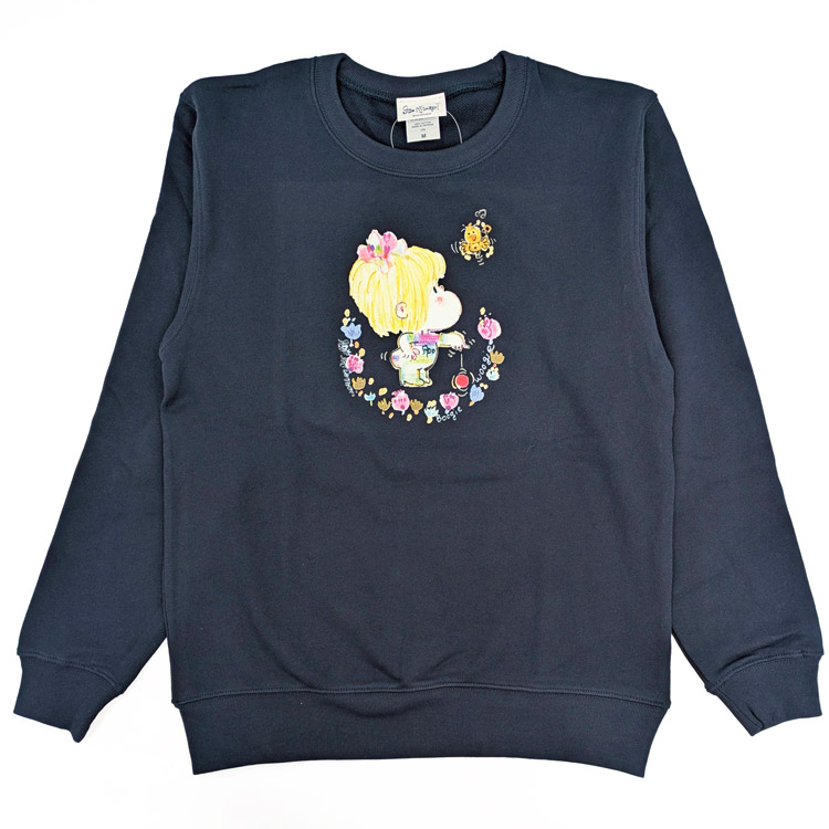 水森亜土 トレーナー M ヨーヨー ネイビー レディース 289646 4,930円