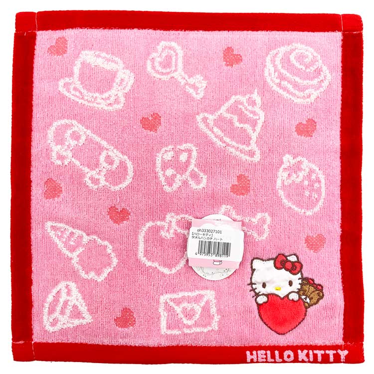 楽天市場】ハローキティ タオルハンカチ 898119 ハートSANRIO サンリオ