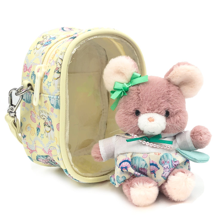 スイマー×レトロぬいぐるみこれくしょん スイマー衣装＆ポーチセット Qピッピ イエロー ぬいぐるみ 専用ポーチ 901331