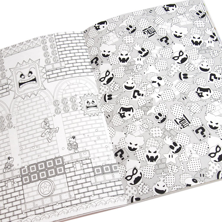 楽天市場 スーパーマリオ 塗り絵セレクション ファンシーモンスター