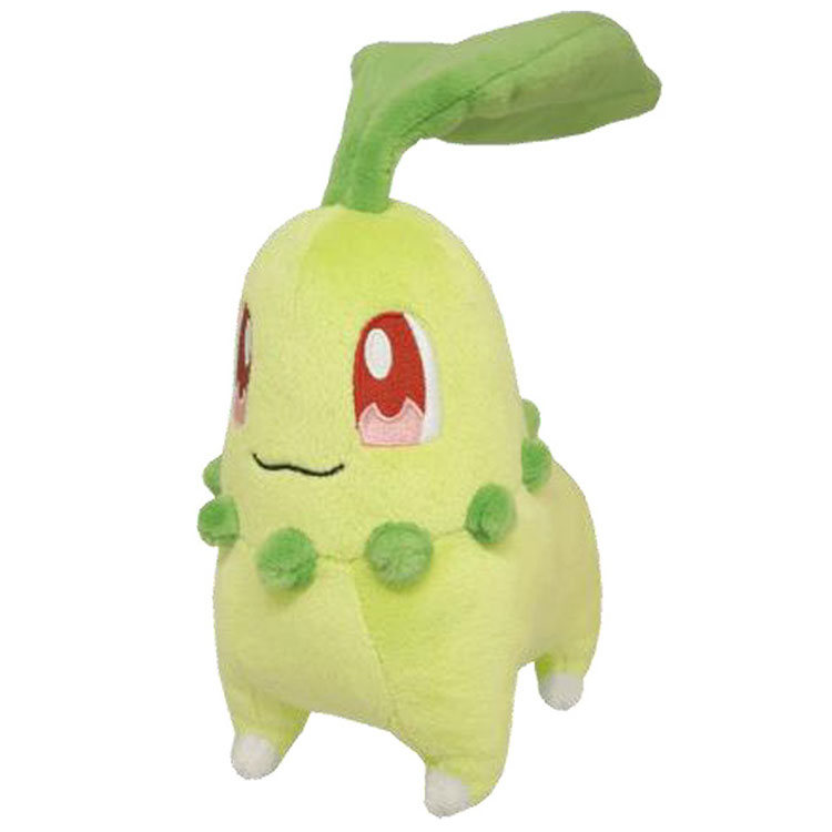 【超希少】おっきなサイズのチコリータ ぬいぐるみ TOMY 2000年 激レア】初期 おっきなサイズのチコリータ ぬいぐるみ 初代 美品