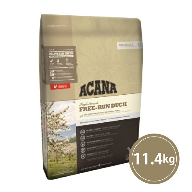 アカナ フリーランダック 11.4kg acana(アカナ) ドッグフード 正規品 送料込|愛犬と一緒に歩くを叶えるanifull