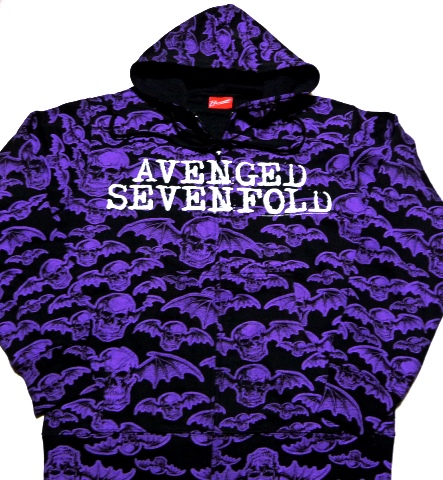 avenged sevenfold zip up hoodie