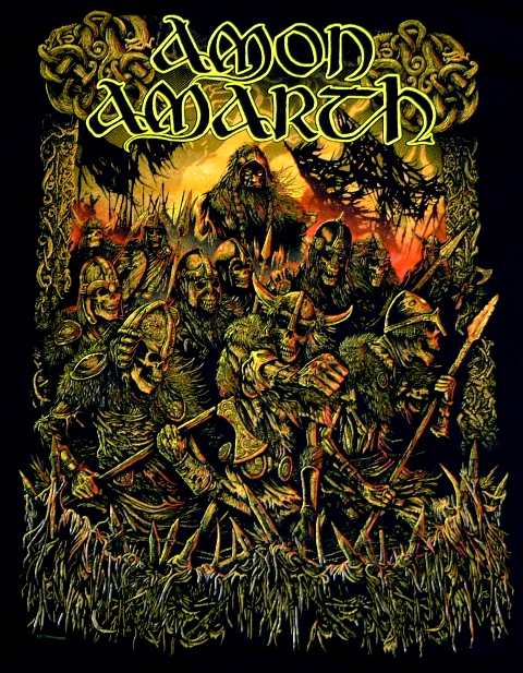 2014フェス限定Tシャツ アモン・アマース (Amon Amarth)+radiokameleon.ba