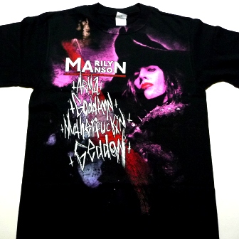 【楽天市場】MARILYN MANSON マリリンマンソンGEDDON STAIN オフィシャル バンドTシャツ：ANIMAL-ROCK