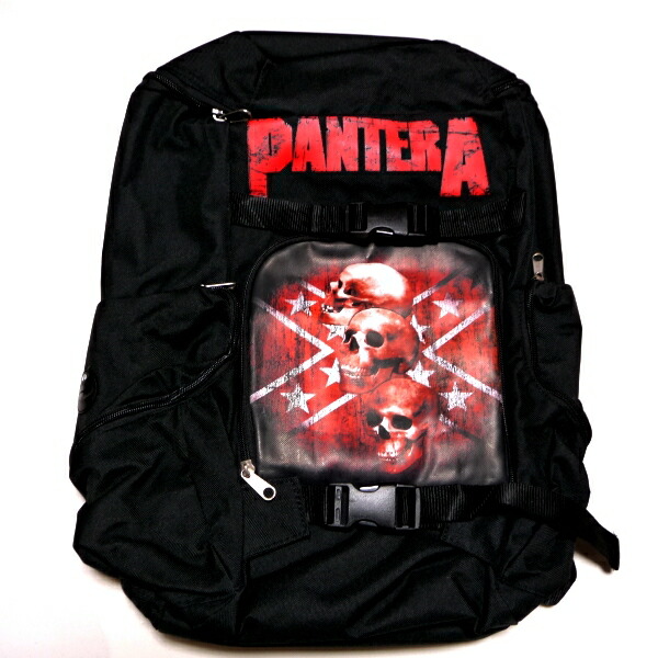 【楽天市場】PANTERA パンテラSKULL Backpack オフィシャル バックパック：ANIMAL-ROCK