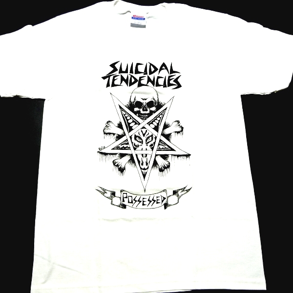 【楽天市場】/SUICIDAL TENDENCIES スイサイダルテンデンシーズPOSSESSED WHITE オフィシャル バンドTシャツ