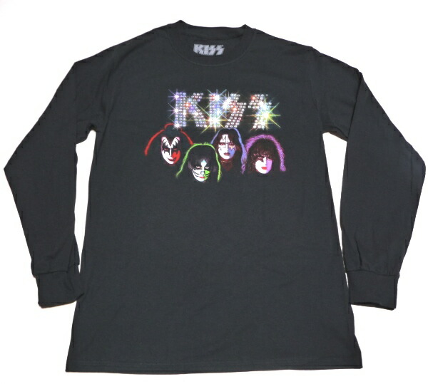 楽天市場】KISS Tシャツ／ ブラック Mサイズ ウエア バンドT