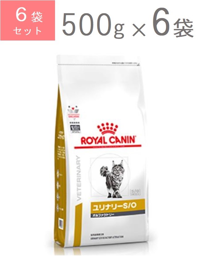 一番人気物 ロイヤルカナン 猫用 療法食 ユリナリーS Oオルファクトリー ドライ 500g×6 fucoa.cl