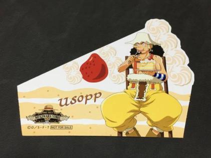 ワンピース 麦わらストア フェア特典　ホールケーキしおり フルコンプ ワンピース 麦わらストア フェア特典 ホールケーキしおり