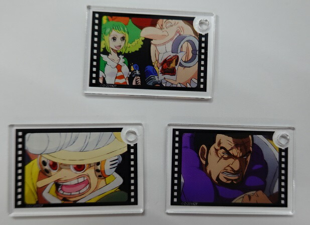 楽天市場 ワンピース One Piece アクリルフィルムコレクション Stampede ウソップ イッショウ 藤虎 アン ドナルド モデラート 3個セット 麦わらストア限定 単品 フィルム ポスト投函 配送可 アニメグッズ専門店earth