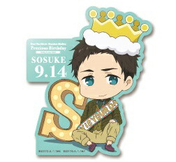Free! シリーズ バースデーステッカーコレクション 山崎宗介 A 単品 ステッカー画像