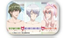 美男高校 美男高校地球防衛部LOVE!LOVE! まるかくカンバッジ 草津錦史郎 下呂阿古哉 有馬燻 単品 缶バッジ《ポスト投函 配送可》画像