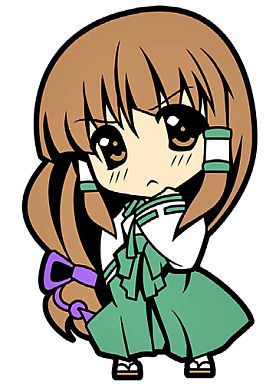 【新品】カンピオーネ!-まつろわぬ神々と神殺しの魔王- ラバーストラップ 武蔵野の媛巫女 万里谷 祐理画像