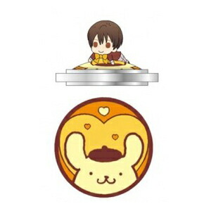 【新品】サンリオ男子 トイズワークスコレクション にいてんごしすたぁず バッグハンガーマスコット 長谷川康太 & ポムポムプリン画像