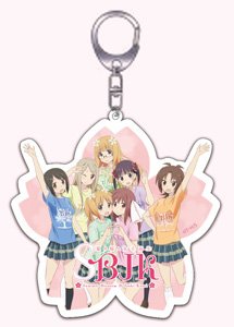 【新品】桜Trick SBJK 夏の桜と女子高生 オリジナルBIGアクリルキーホルダー画像