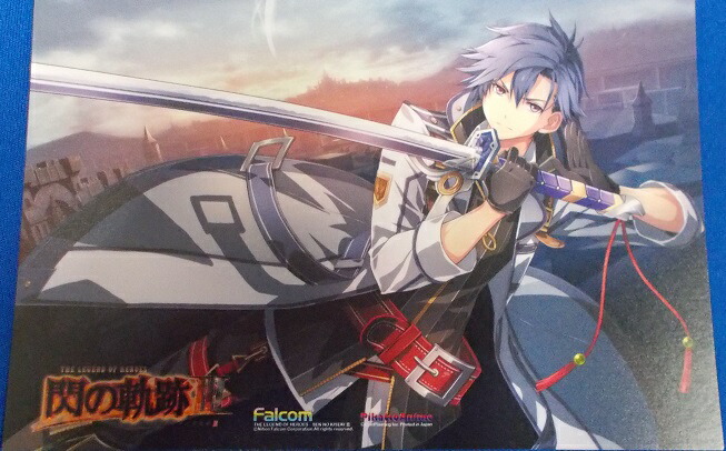 軌跡シリーズ　ガラガラくじ　身喰らう蛇　マクバーン　A3イラストフィルム　額装 軌跡シリーズ ガラガラくじ 身喰らう蛇 マクバーン A3イラスト
