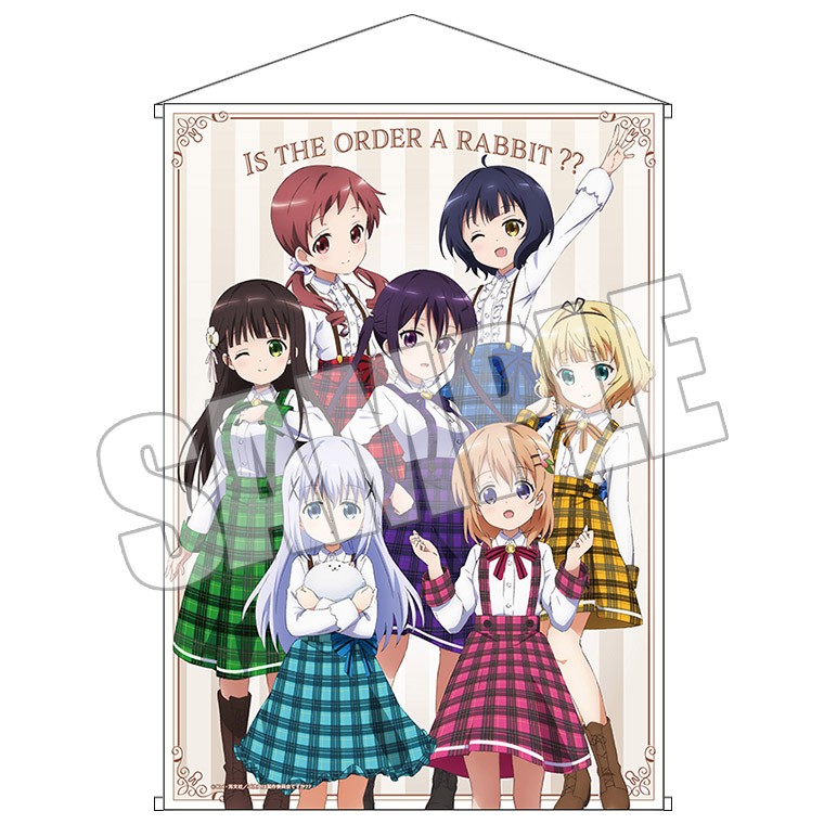 ご注文はうさぎですか？？　B2童話タペストリー　チノ ご注文はうさぎですか？？ Dear My Sister B2童話タペストリー千
