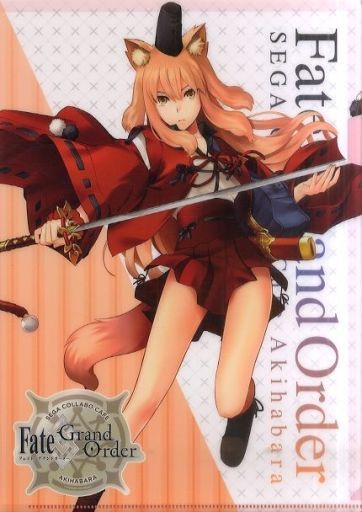 楽天市場 セガコラボカフェ Fate Grand Order 第2弾 Epic Of Remnant クリアファイル D セイバー 鈴鹿御前 単品 ポスト投函 配送可 アニメグッズ専門店earth