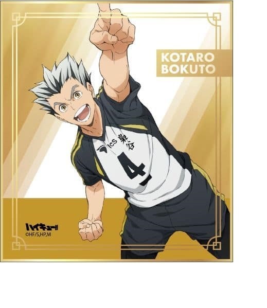 楽天市場】[送料無料]ハイキュー！！ 箔押しミニ色紙