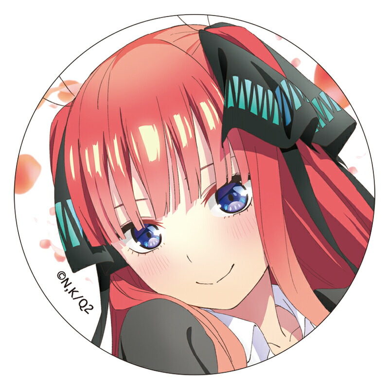 中野二乃 缶バッジ DMM 楽天市場】【新品】DMMスクラッチ 五等分の花嫁 E賞 缶バッジ E