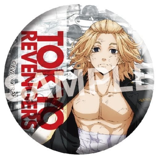 東京リベンジャーズ　Anique 缶バッジ　グリッター　佐野万次郎 未開封 東京リベンジャーズ 佐野万次郎 マイキー グリッター缶