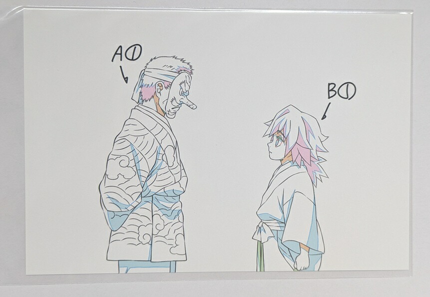 鬼滅の刃 冨岡義勇 錆兎 蔦子 鱗滝左近次 ブロマイド 原画展 アクキー セット 鬼滅の刃 全集中展 アクリルプレート【真菰／錆兎／鱗滝／珠世／