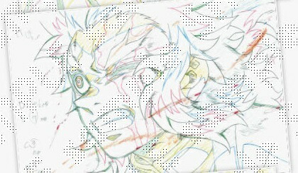 鬼滅の刃　原画ポストカードセット(猗窩座) 絵巻カフェ　第ニ期 楽天市場】テレビアニメ 鬼滅の刃 無限列車編・遊郭編 絵巻