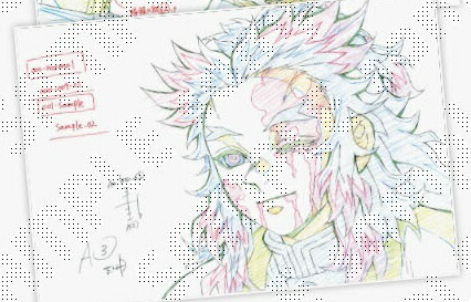 鬼滅の刃　原画ポストカードセット(猗窩座) 絵巻カフェ　第ニ期 楽天市場】テレビアニメ 鬼滅の刃 無限列車編・遊郭編 絵巻