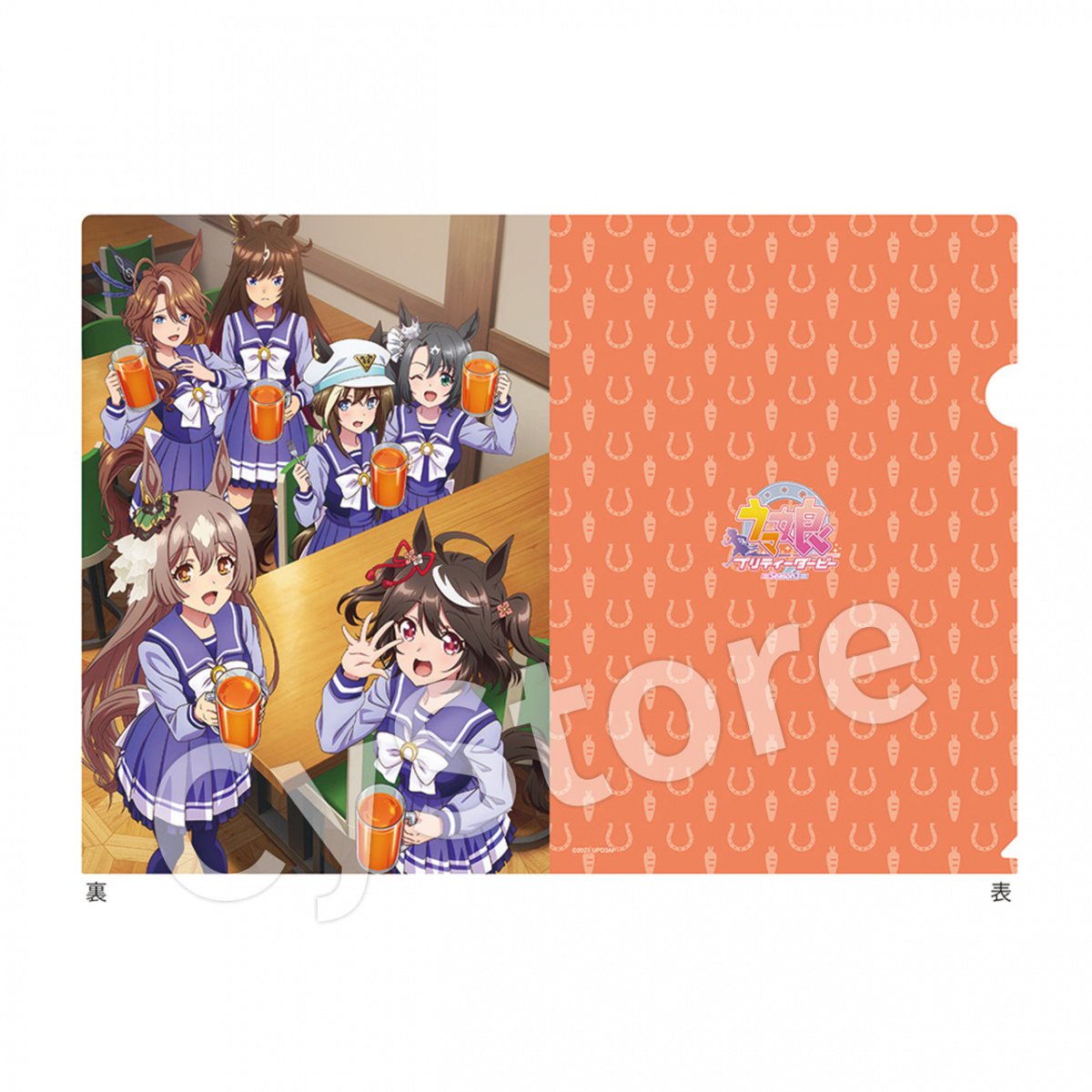 ダイワスカーレット ウオッカ クリアファイル ウマ娘 公式 ダイワスカーレット ウオッカ クリアファイル2枚