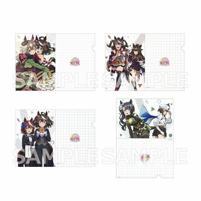 ウマ娘 メガイルミ コラボ A4クリアファイル 6枚セット ウマ娘
