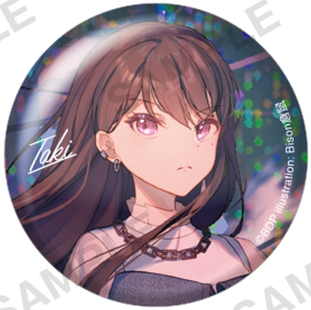 バンドリ　高松燈　トレーディングホロ缶バッジ 2024キービジュアルver. BanG Dream! ガールズバンドパーティ！ トレーディングホロ缶