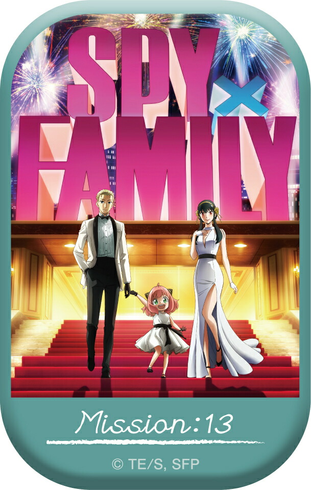 SPY×FAMILY anime Japan スクエア缶バッジ