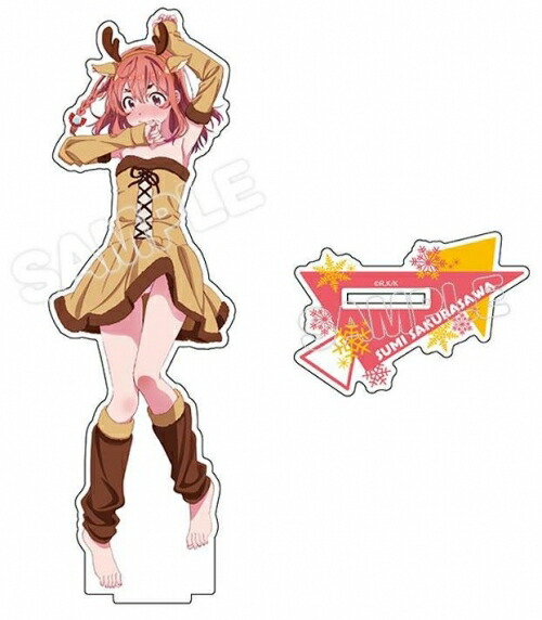 彼女、お借りします　アクリルスタンド　オンラインくじ　eeoくじ　桜沢墨 彼女、お借りします×UGCコラボレーションアパレル BIGアクリル