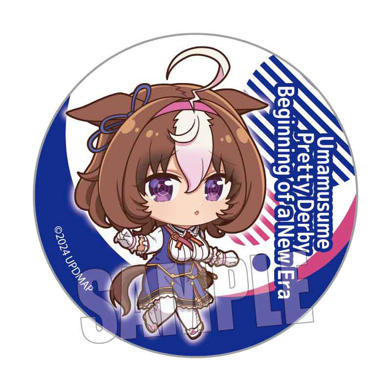 ウマ娘 アグネスタキオン 缶バッジ 新時代 キャラバッジ アグネスタキオン】劇場版 ウマ娘 プリティーダービー 新時代の