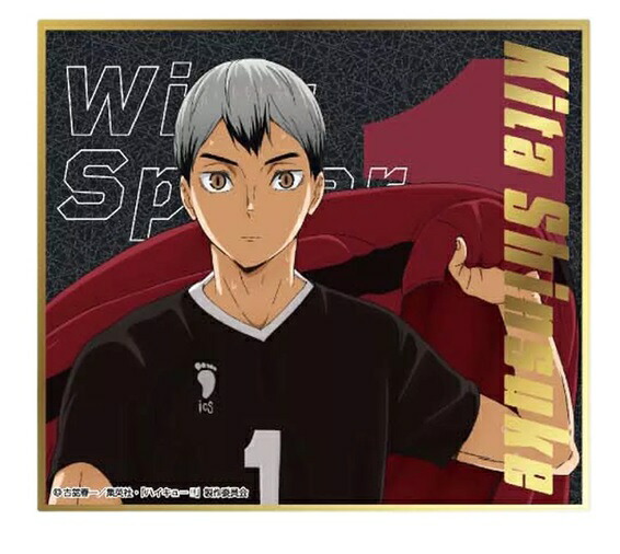 楽天市場】ハイキュー!! ビジュアル色紙コレクション 4 黒尾鉄朗 単品