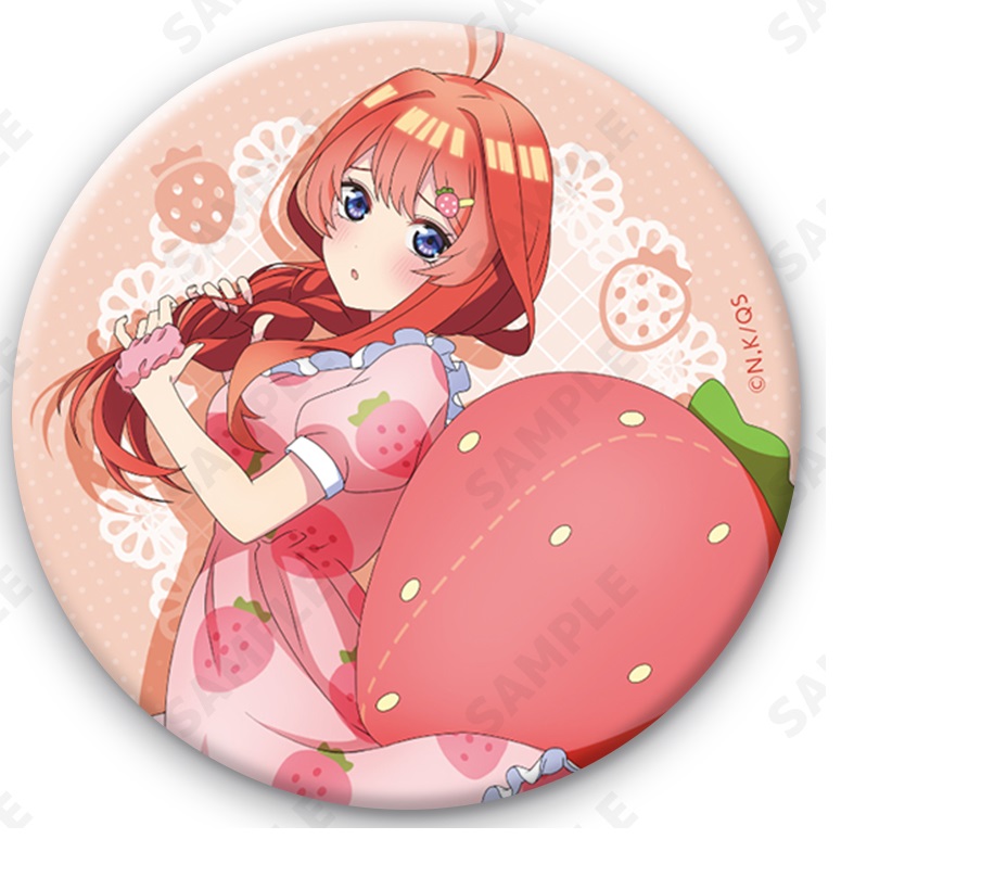 五等分の花嫁 ネグリジェ 缶バッチ 再販】五等分の花嫁∬ 描き下ろし缶バッジ5個セット ネグリジェ