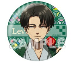 楽天市場】【売り切れ】進撃の巨人 リヴァイ ホログラムビッグ缶バッジ