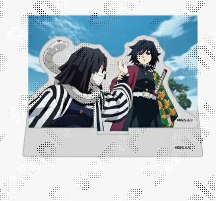 鬼滅の刃 特別編集版 兄妹の絆・浅草編 予告場面写ブロマイド 冨岡義勇 錆兎 鬼滅の刃 竈門炭治郎 立志編 兄妹の絆・浅草編 予告場面写