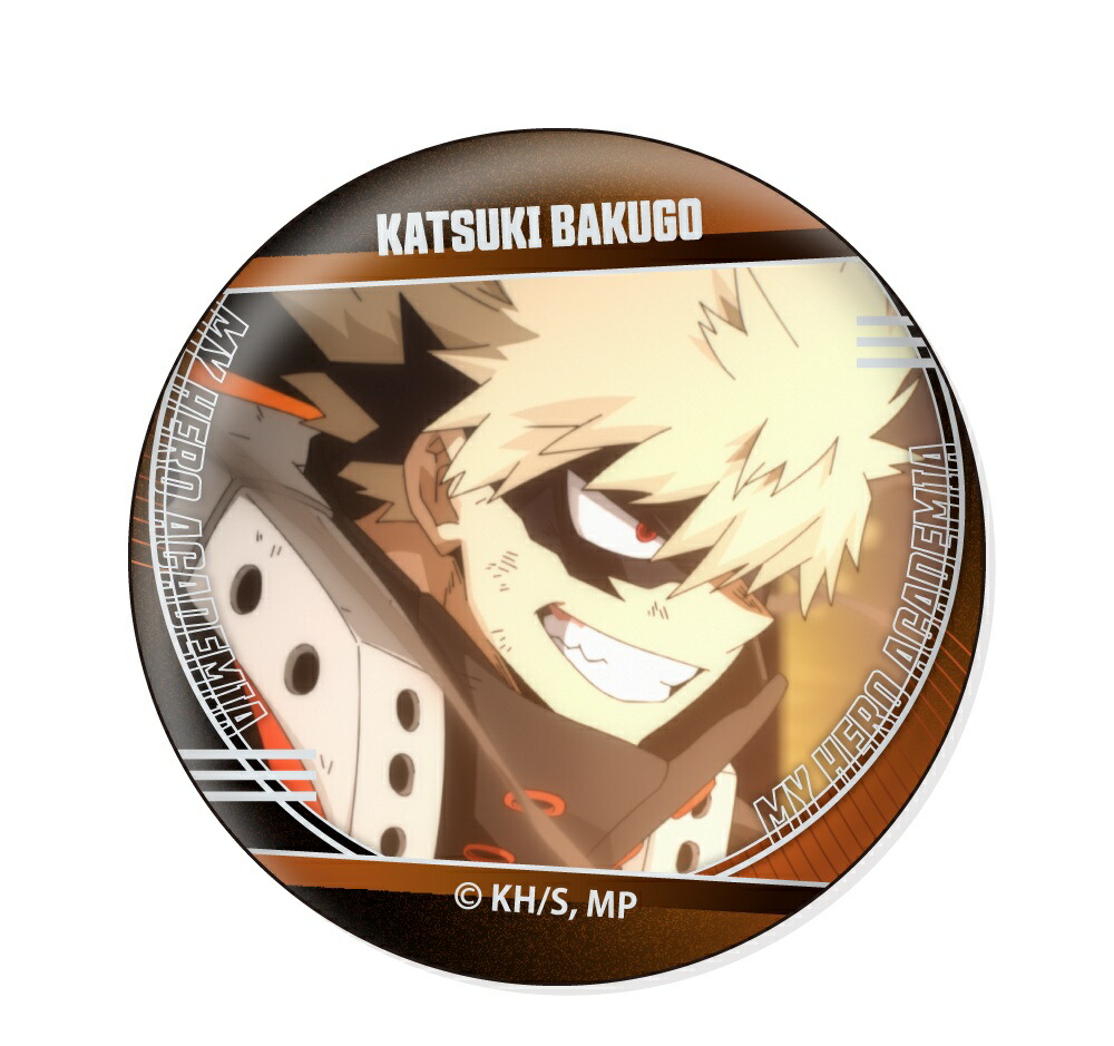 楽天市場】僕のヒーローアカデミア キラッとCANバッジ 爆豪勝己