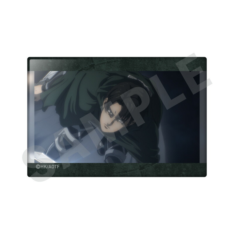 進撃の巨人 リヴァイ ホログラム缶バッジ 各20個セット snkc_leviBD_canb_hand2_1000x.