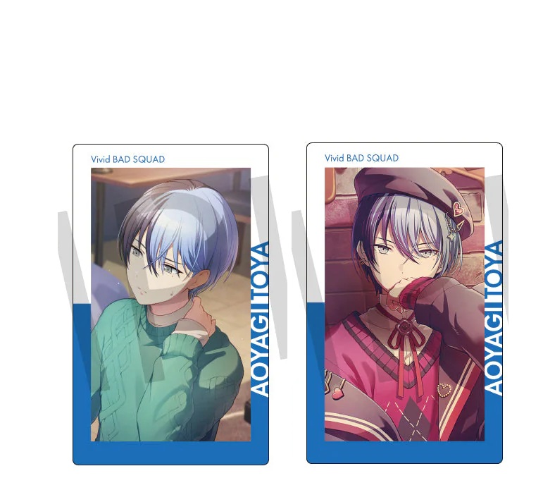 プロセカ プロジェクトセカイエピカ カラフルパレット特典 箔押し 青柳冬弥 プロセカ プロジェクトセカイエピカ カラフルパレット特典